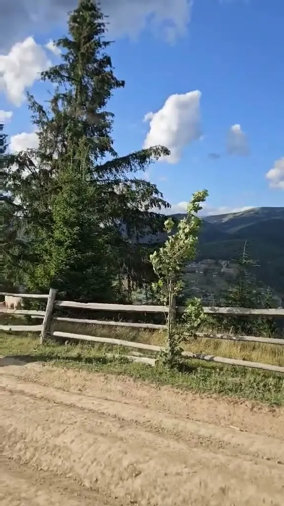 Краєвид з гірської огорожі